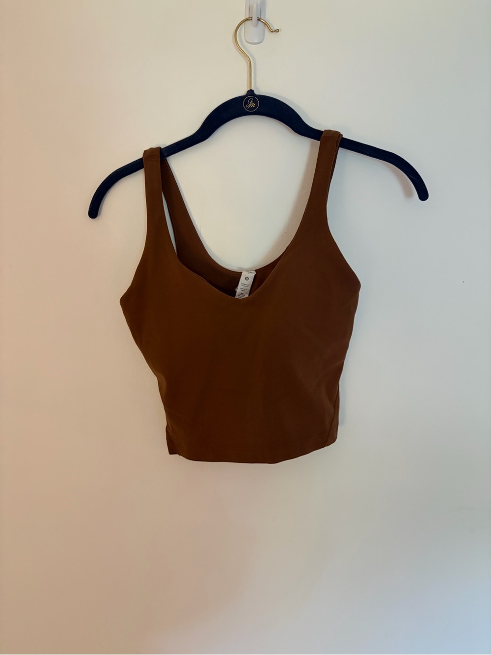 lululemon athletica Brown Seamless V-Neck Crop Tank - Picture 2 of 4